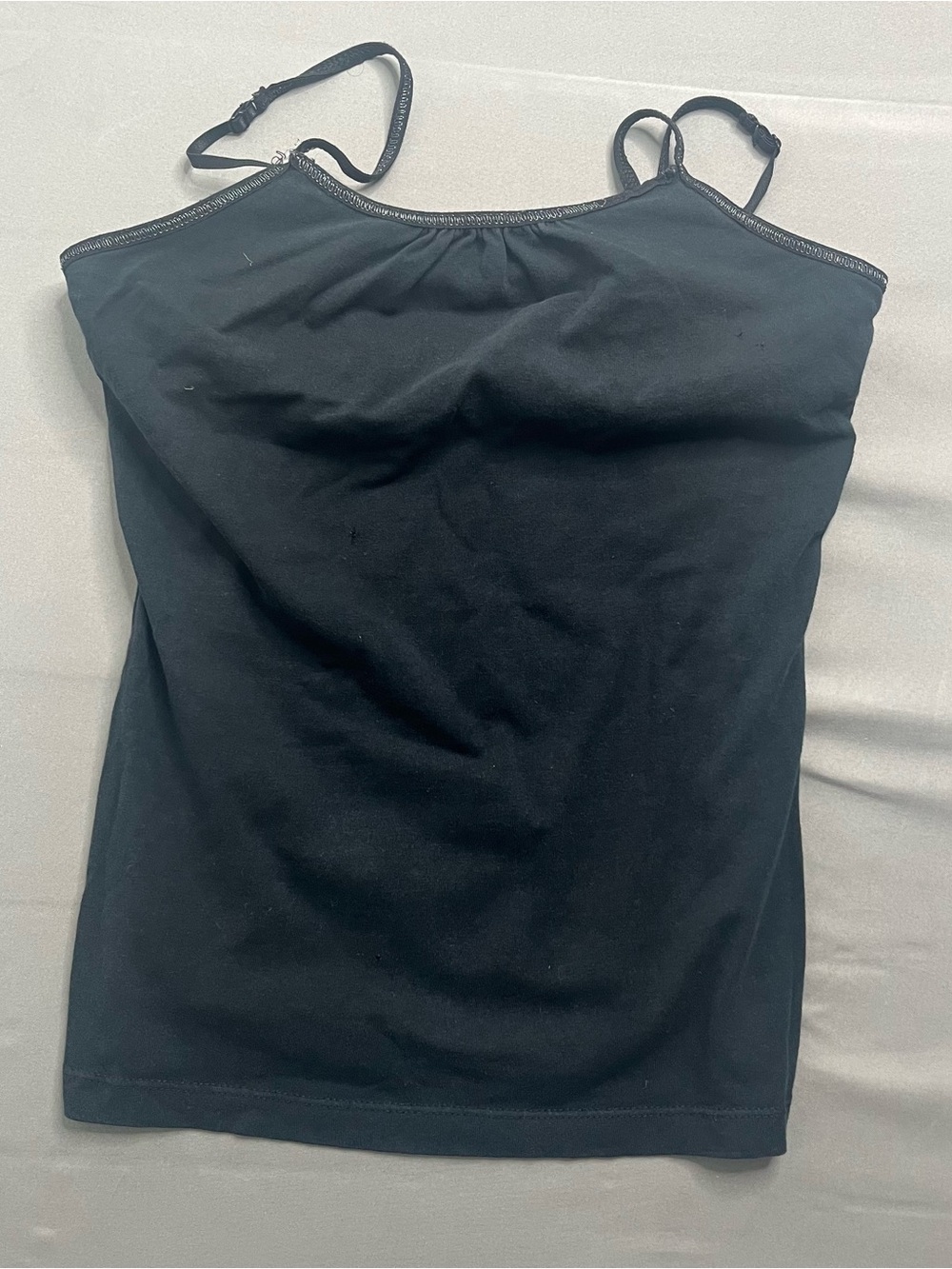 Cherokee Black Spaghetti-Strap Tank Top